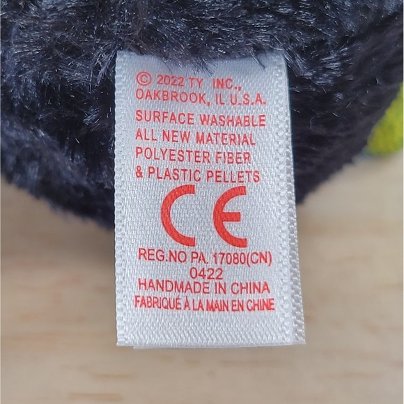 Ty Beanie Boo Drizella the Bat 6" UltraSoft Halloween Seasonal Toy Plush NWT - Picture 9 of 12